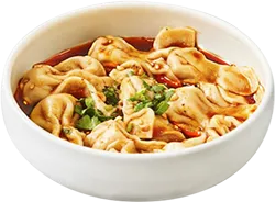 Wonton with chili Oil Sauce